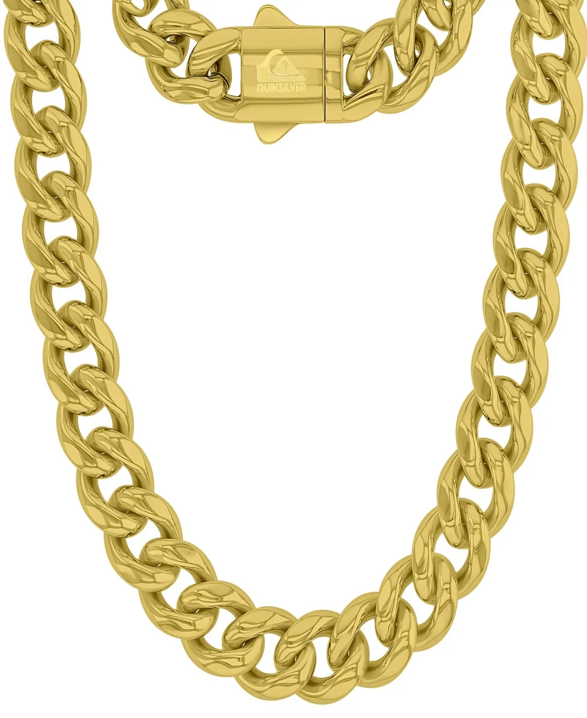 18k Gold-Plated Steel Miami Cuban Chain Necklace