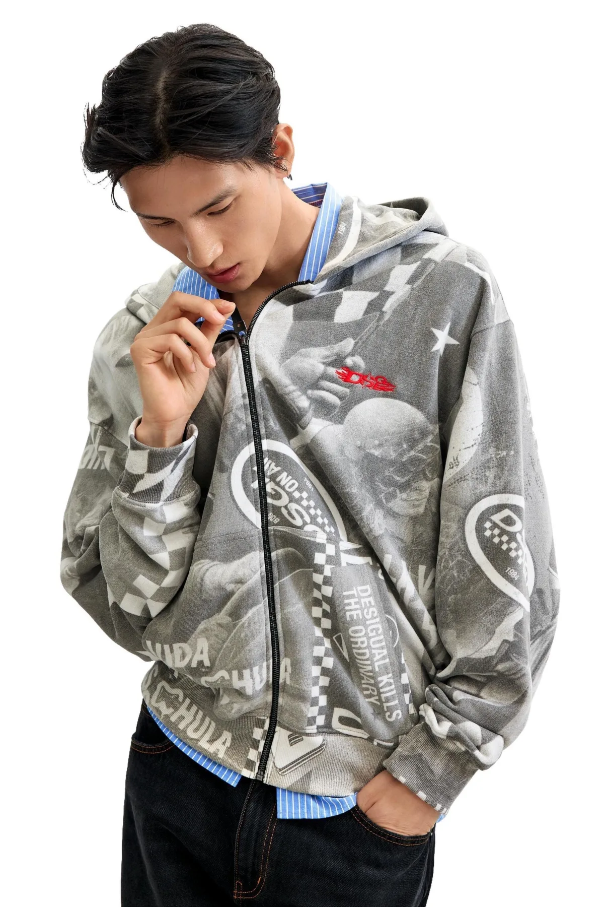 Printed Sweatshirt by Desigual