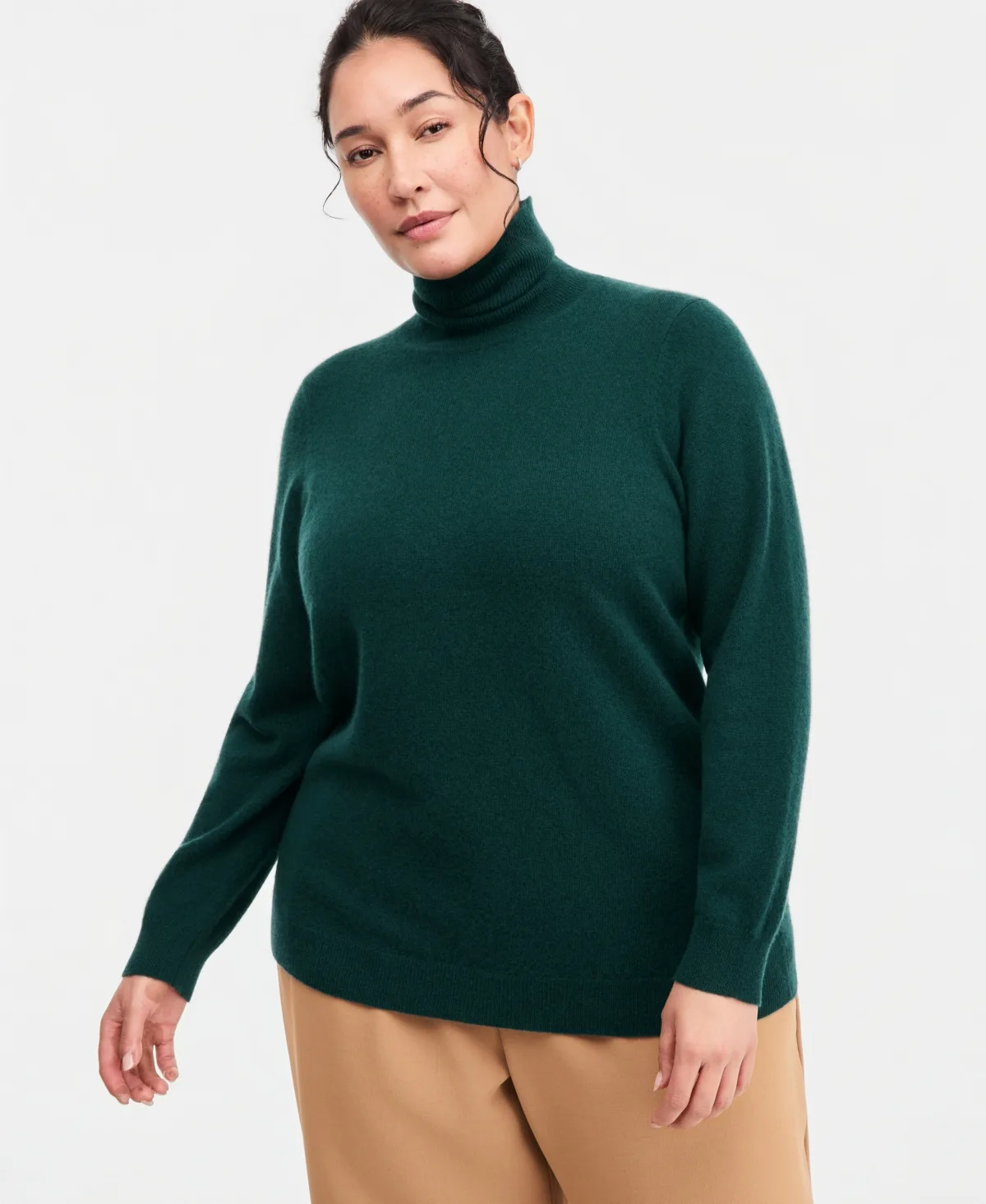 100% Cashmere Turtleneck Sweater by Charter Club