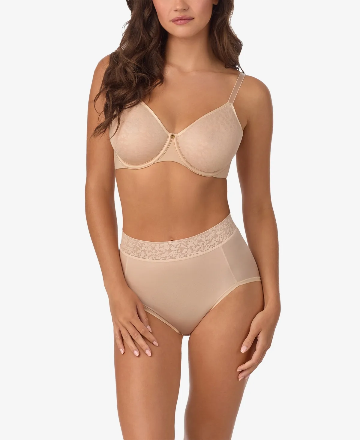 Safari Full-Coverage Underwire Animal-Print T-Shirt Bra by Le Mystère