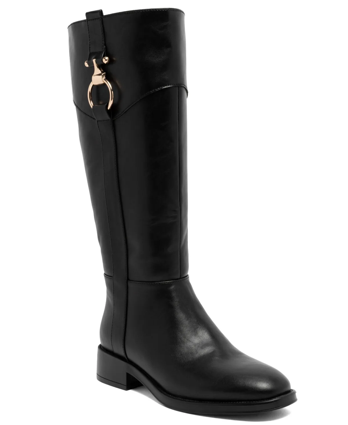 Tallson Buckle Casual Block Heel Boots by Sugar