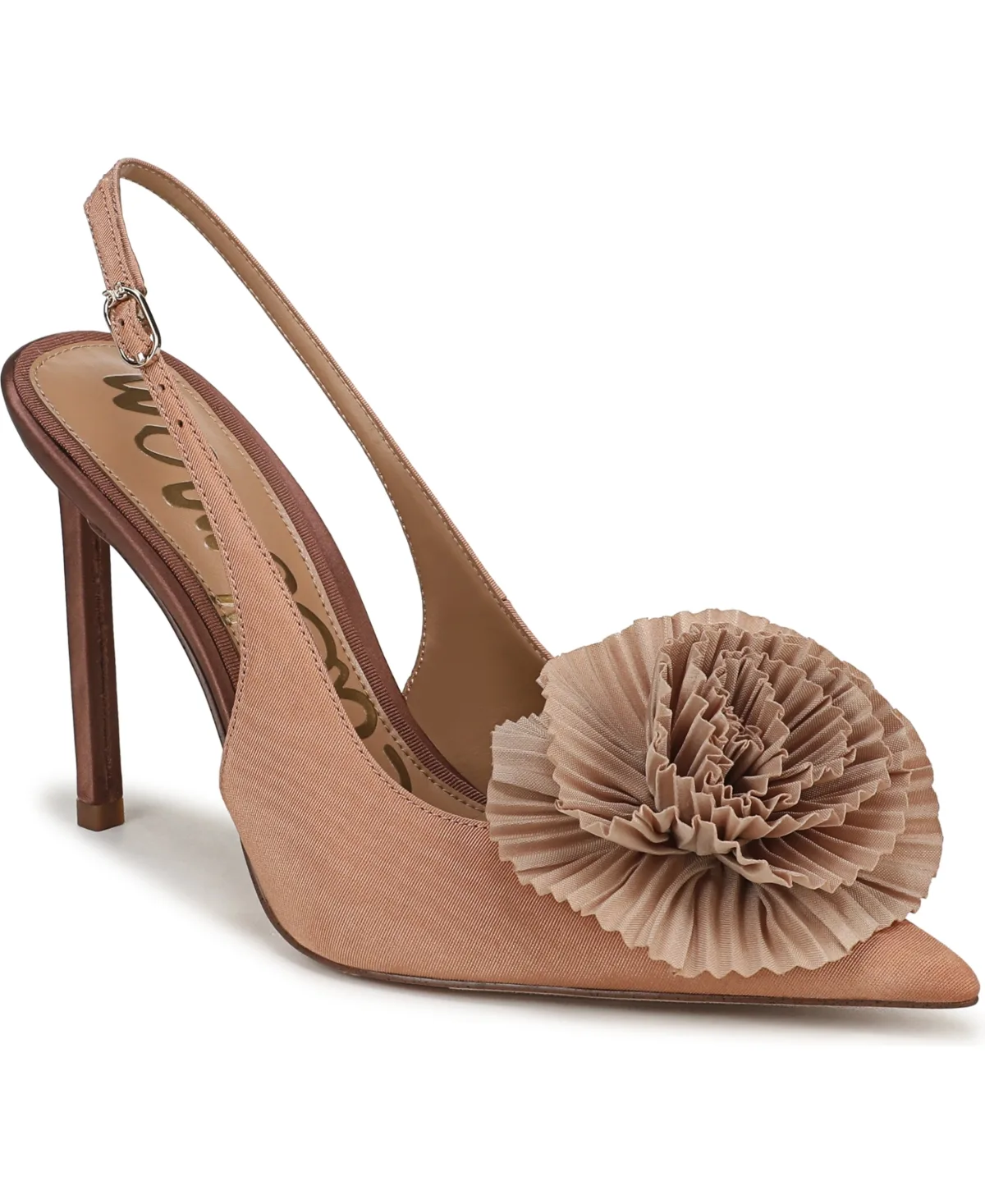 Tegan Flore Slingback Pointed Toe Stiletto Pumps by Sam Edelman