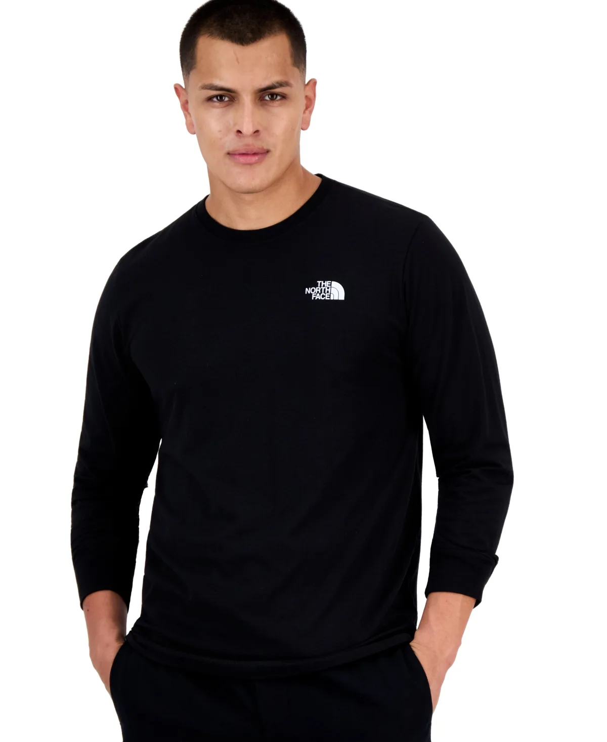 Graphic Mountain Sketch Long-Sleeve Crew Neck T-Shirt by The North Face