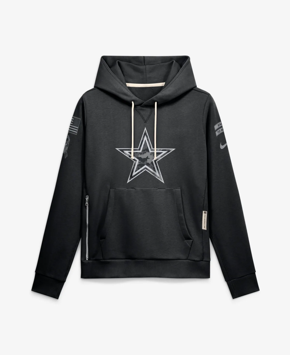 Dallas Cowboys 2026 Salute to Service Sideline Dri-Fit Pullover Hoodie