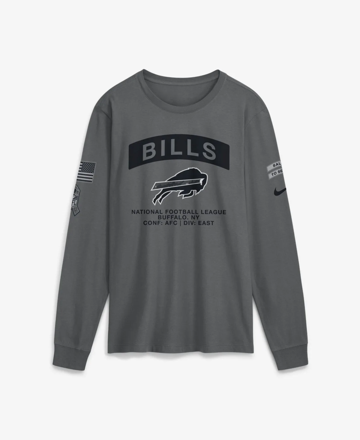 Buffalo Bills 2026 Salute to Service Long Sleeve T-Shirt