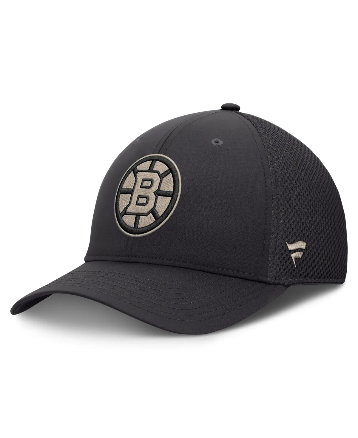 Boston Bruins Authentic Pro Road Meshback Stretch Hat by Fanatics
