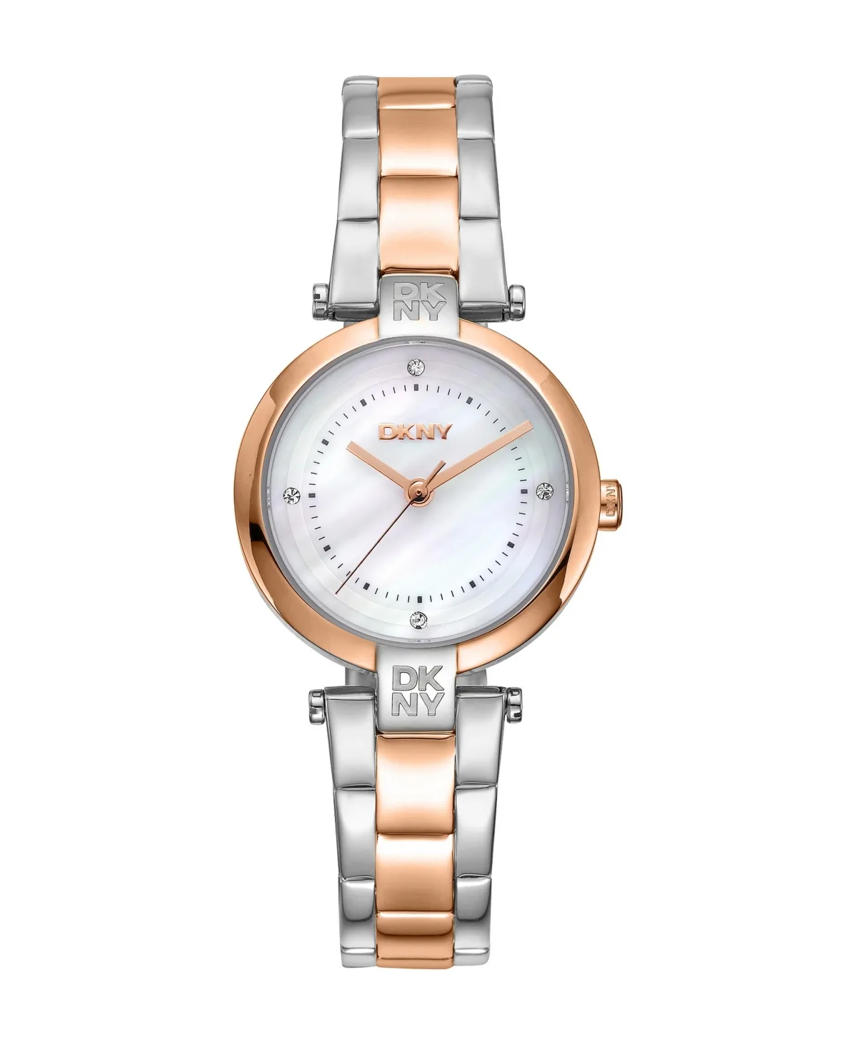 Quartz Two-Tone Stainless Steel Bracelet Watch, 28mm by DKNY