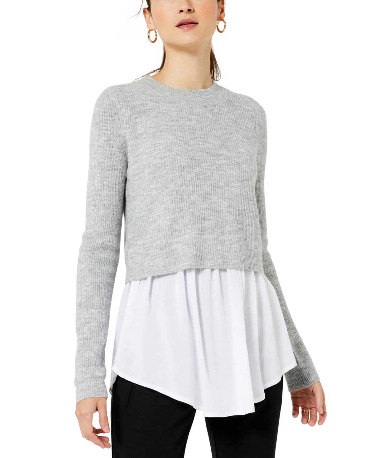 Layered-Look Lift-Up Nursing Top by Ripe Maternity