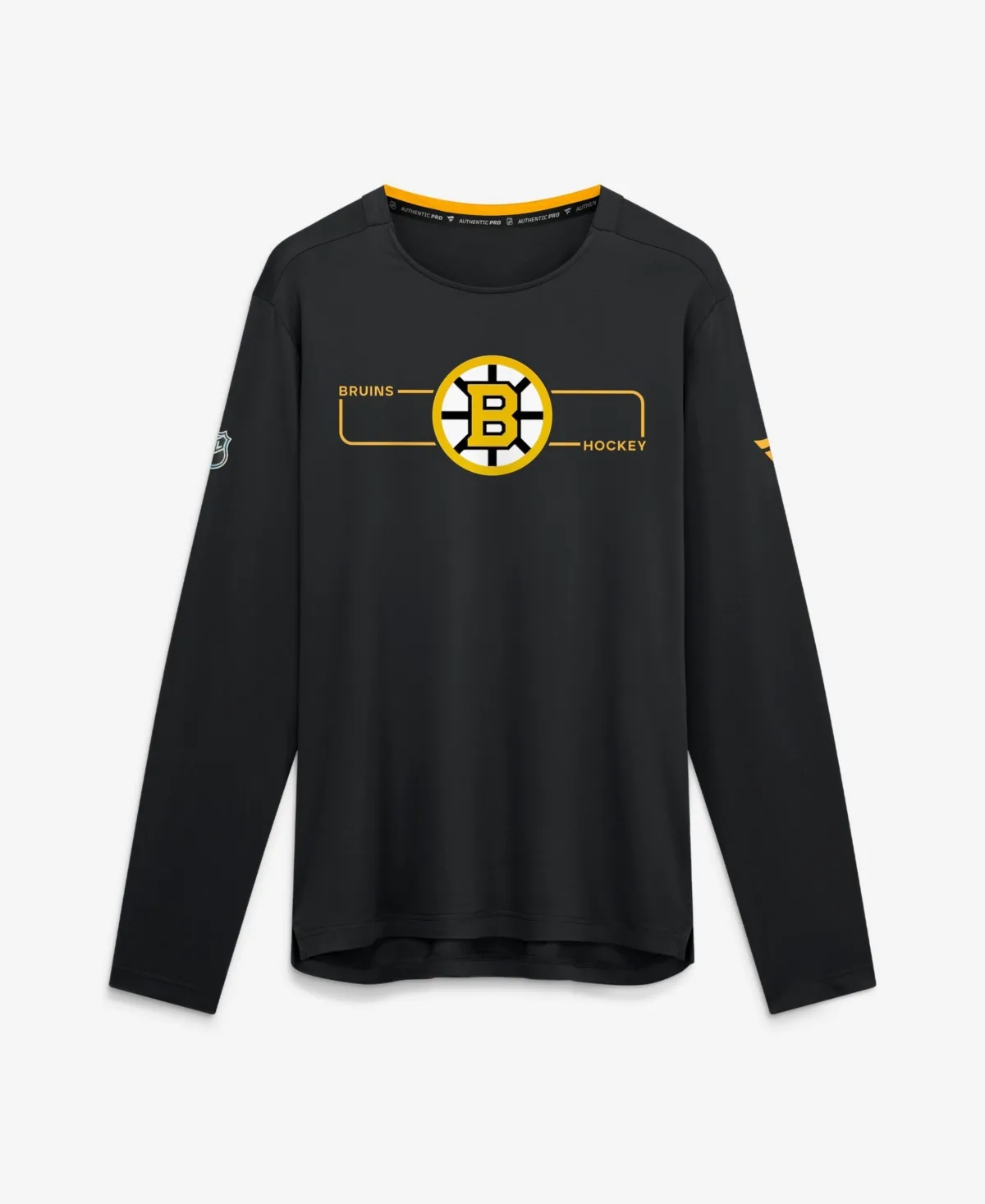 Boston Bruins Authentic Pro Rink Tech Long Sleeve T-Shirt