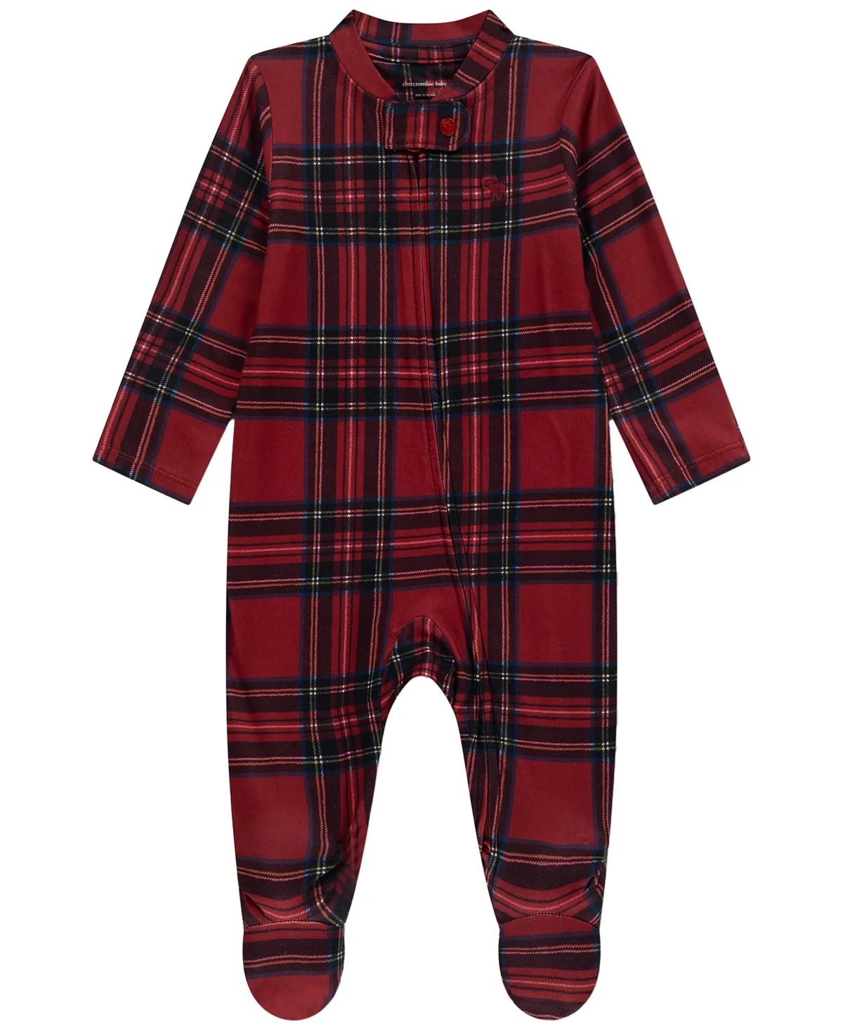 Brushed Jersey Footed Coverall by Abercrombie Kids