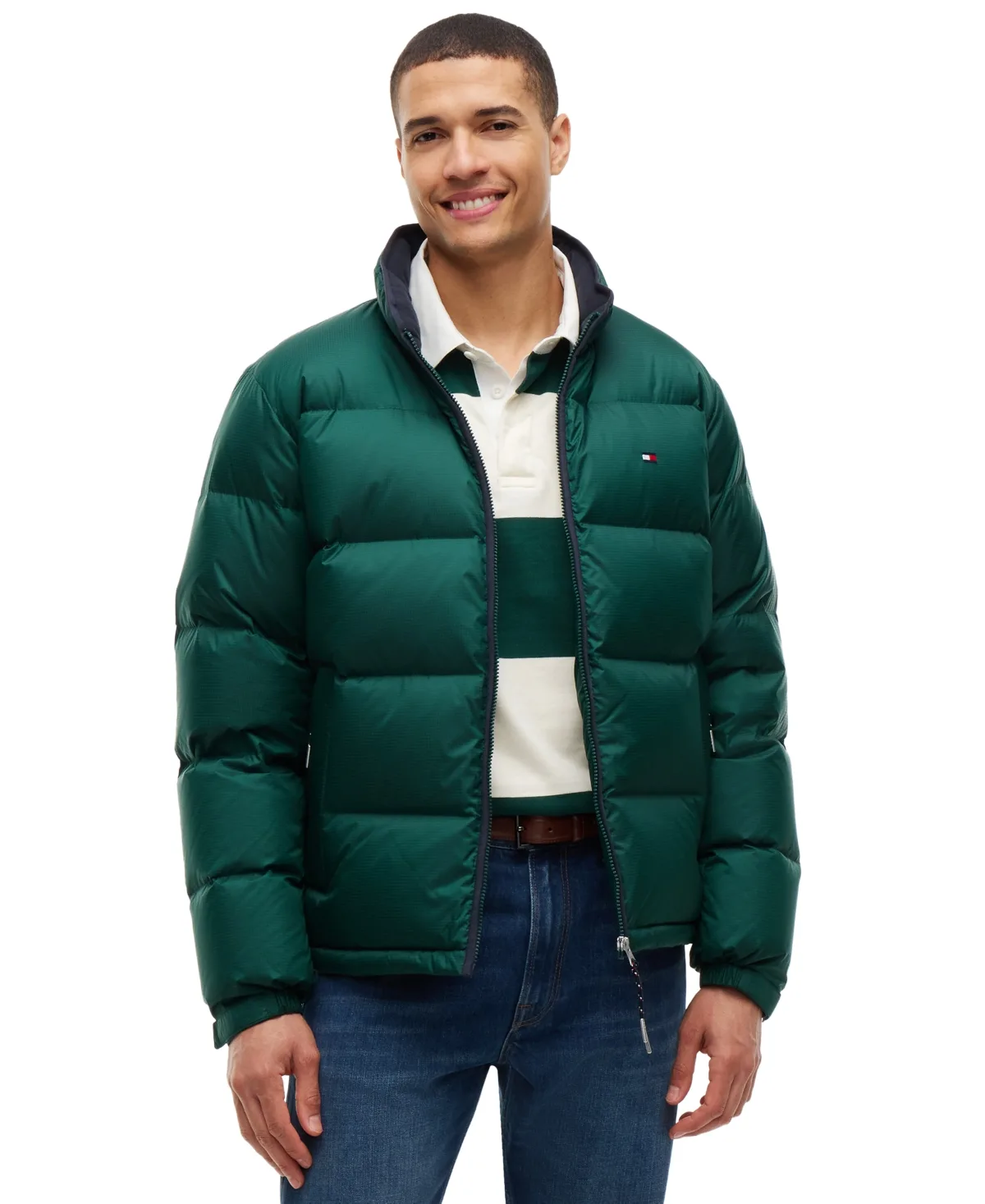 Ripstop Stand-Collar Puffer Jacket by Tommy Hilfiger