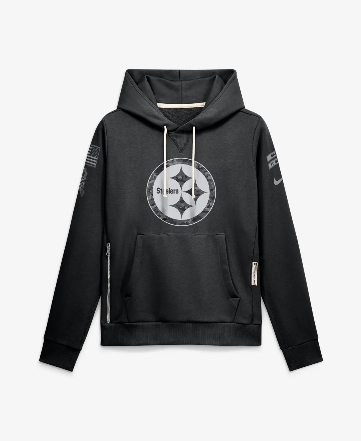 Pittsburgh Steelers 2026 Salute to Service Sideline Dri-Fit Pullover Hoodie