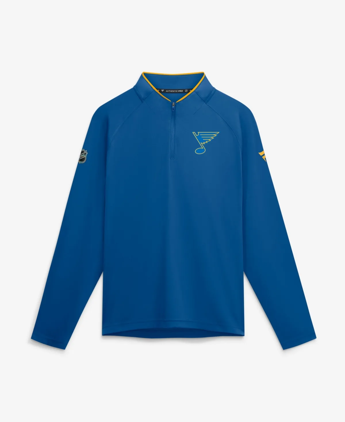 St. Louis Blues Authentic Pro Rink Lightweight Quarter-Zip Pullover by Fanatics