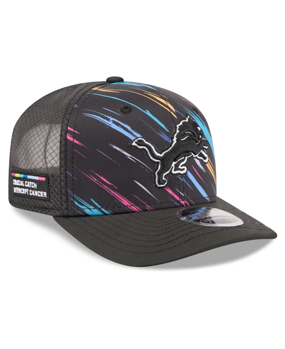 Detroit Lions 2026 NFL Crucial Catch 9SEVENTY Adjustable Trucker Hat by New Era