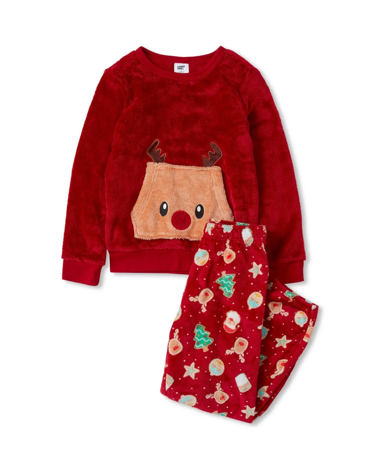 Plush Lounge Pajama Set by Lands' End