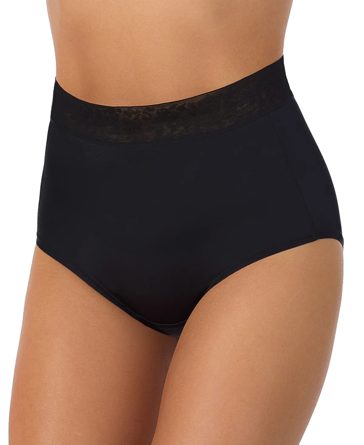 Safari Full-Coverage High-Waisted Animal-Print Panty by Le Mystère