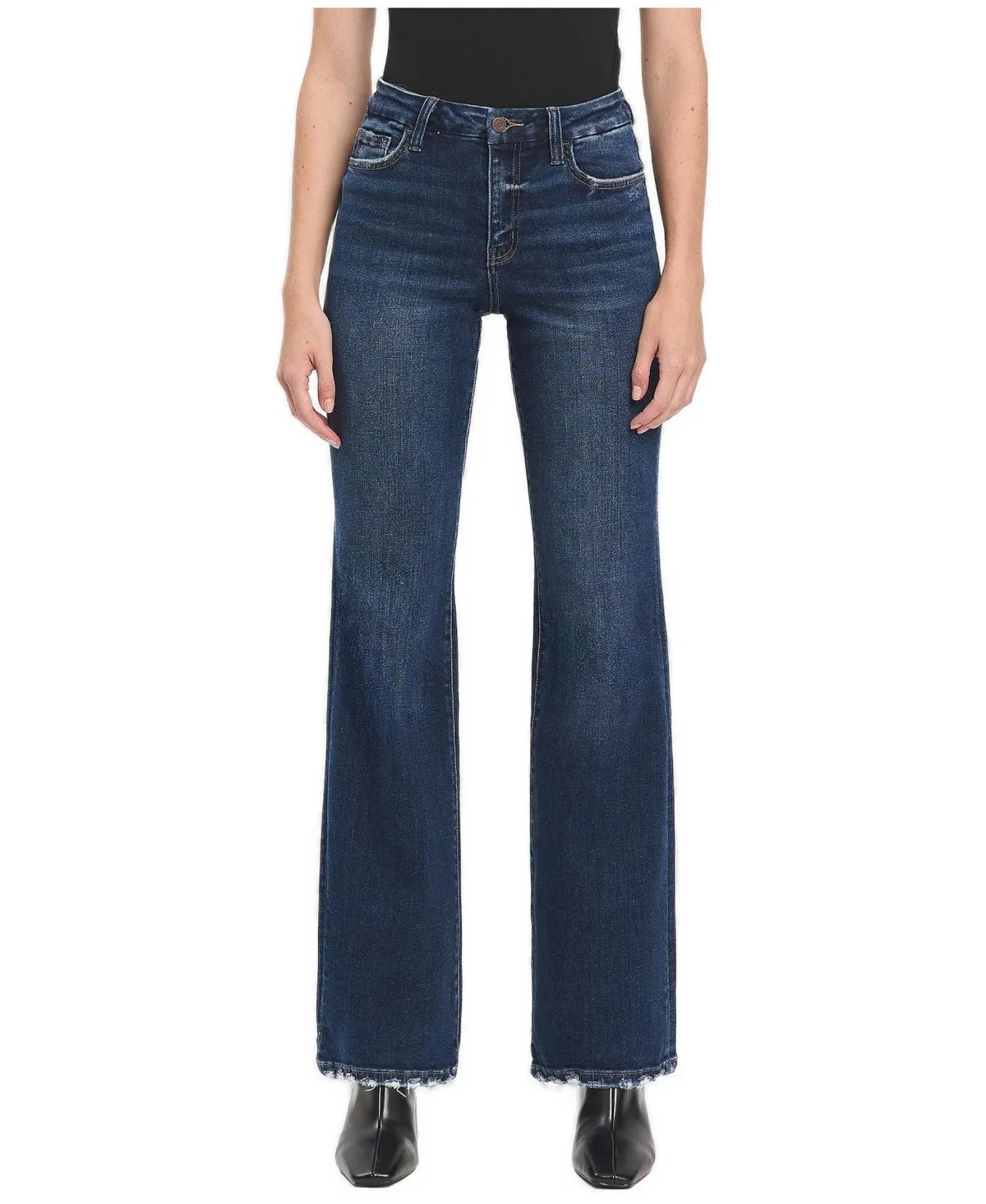 Restructure High-Rise Relaxed Flare Jeans by Vervet