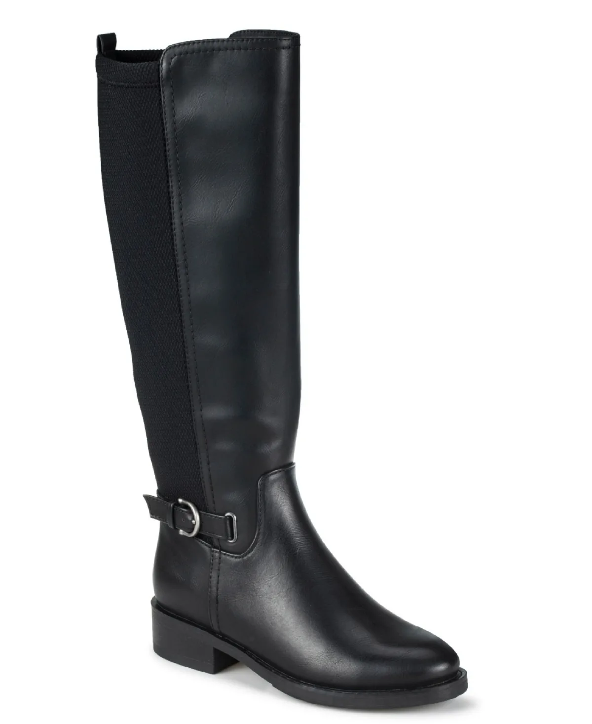 Reverly Knee High Riding Round Toe Boots by Baretraps