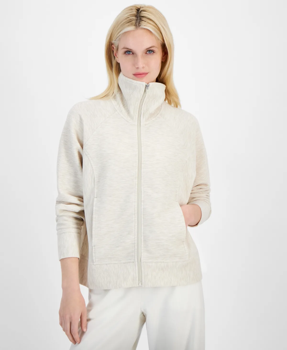 Ottoman Full-Zip Top by Id Ideology