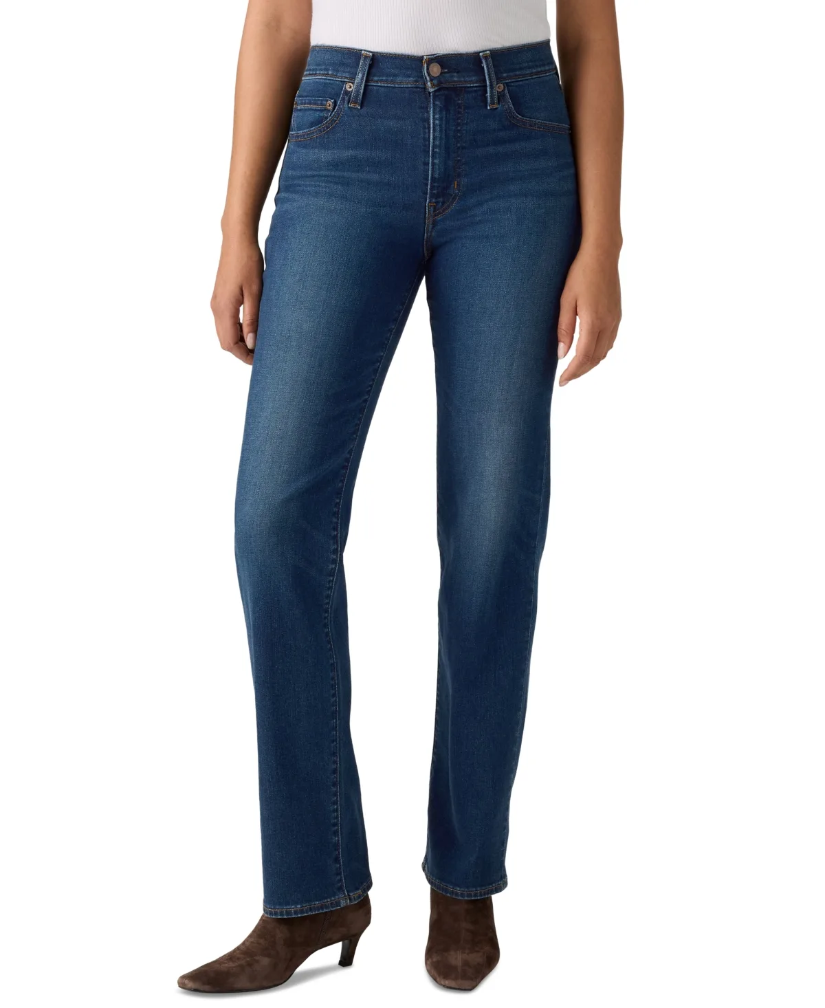 723 High-Rise Straight-Leg Stretch Jeans