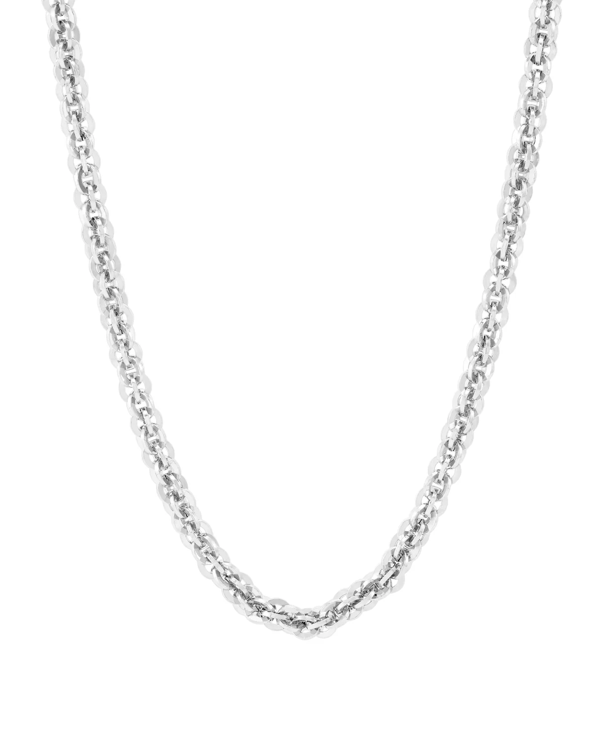 Sterling Silver Link Chain Necklace with Lobster Clasp by Macy's