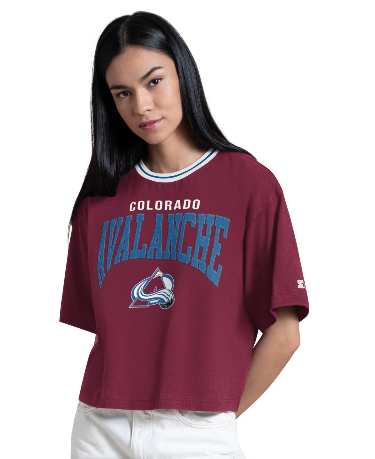 Colorado Avalanche Ace Cropped T-Shirt