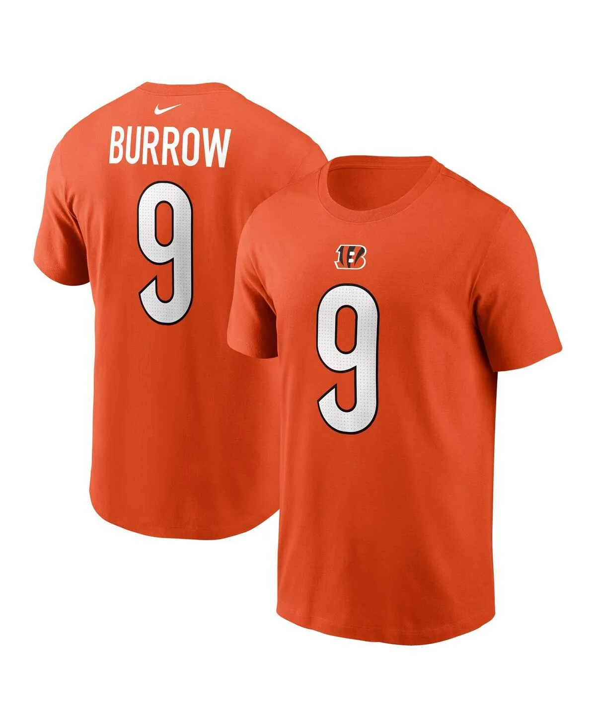 Nike Joe Burrow Cincinnati Bengals Player Name and Number T-Shirt by Nike