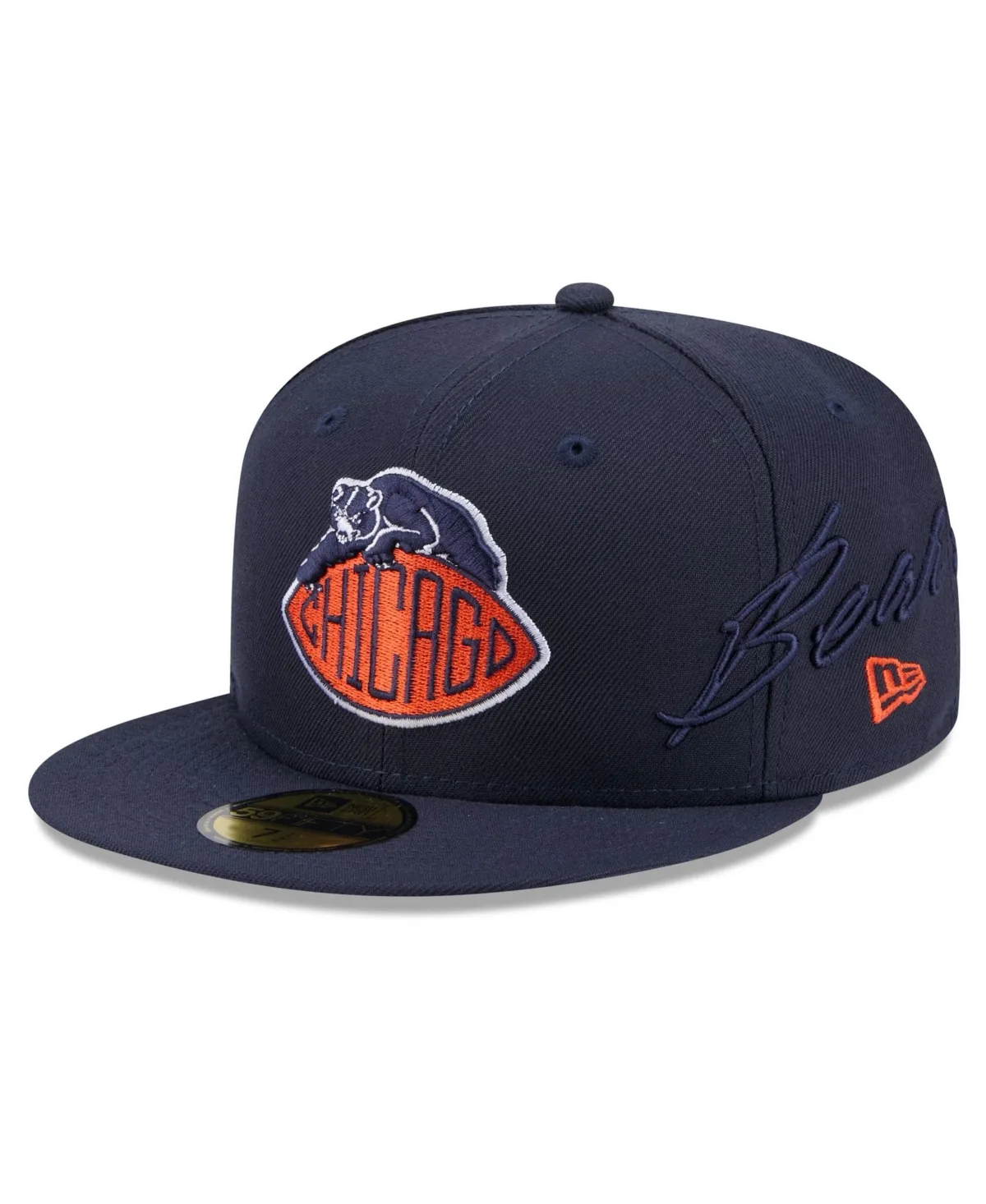 Chicago Bears 2026 Rivalries Collection Fan Pack Side Script 59FIFTY Fitted Hat by New Era