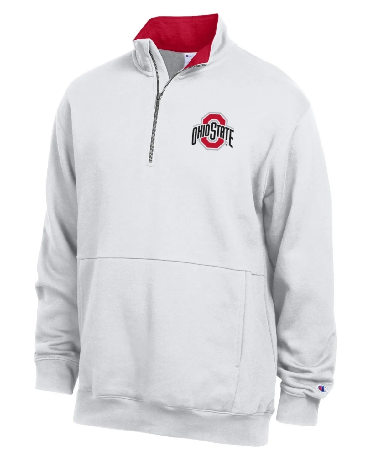 Ohio State Buckeyes Fleece Quarter-Zip Pullover by Champion