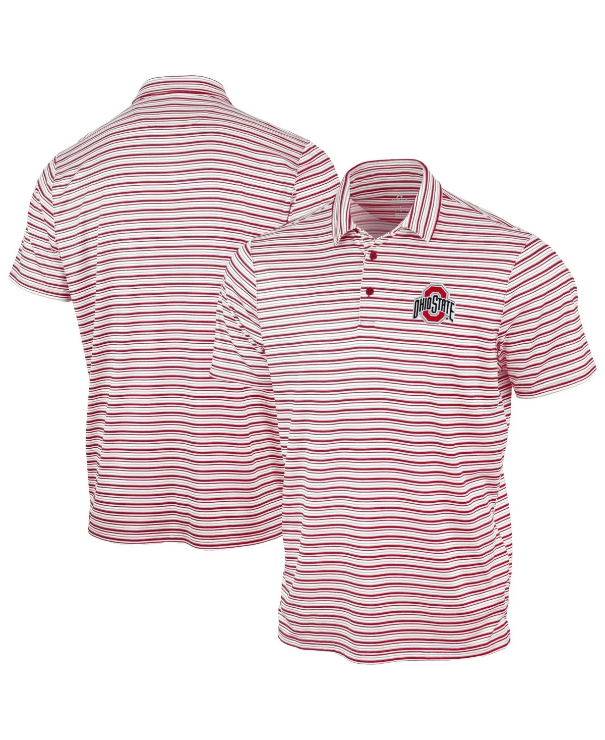 Ohio State Buckeyes Space Stripe Polo Shirt