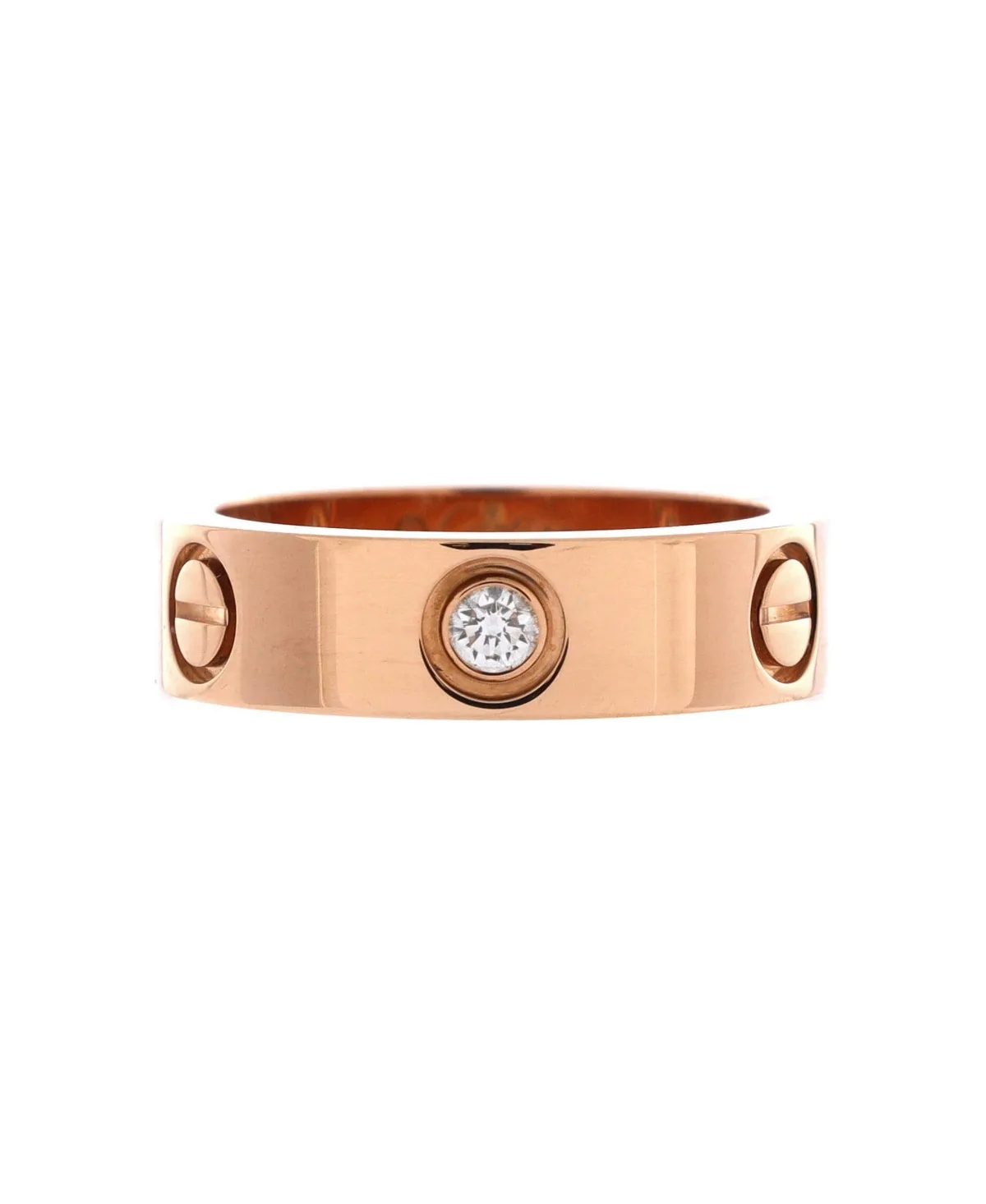 Pre-Owned Cartier Love Round Diamond Ring (0.23 ct. t.w.) in 18K Rose Gold
