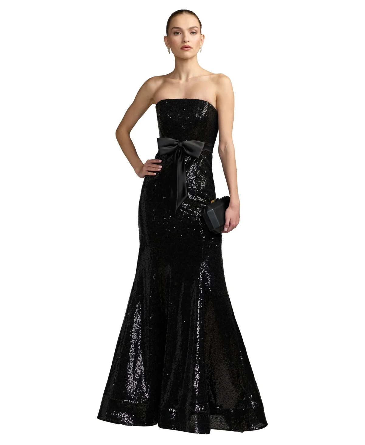 Mac Duggal Embellished Sequin Gown