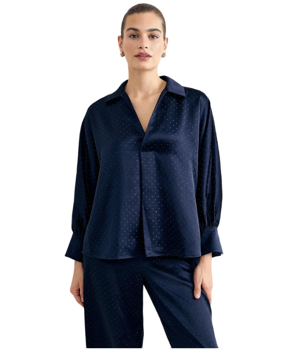 Juliette Satin Embellished Top by Phase Eight