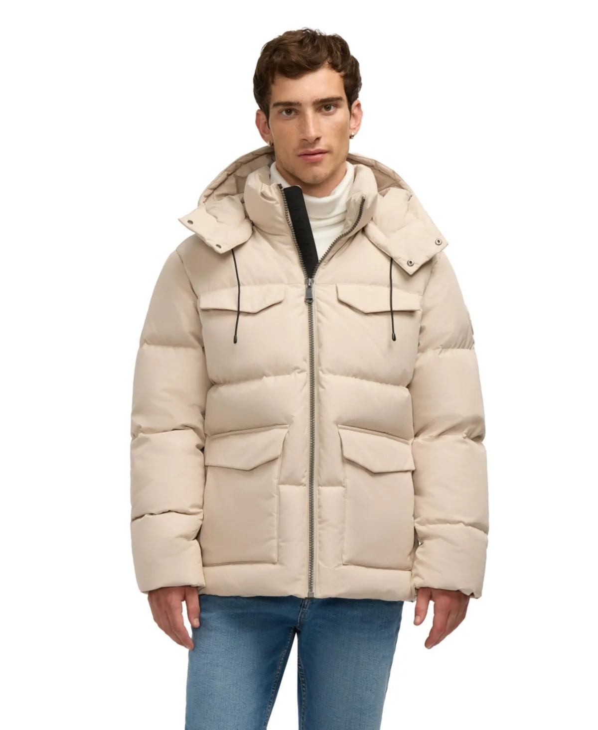 Pajar Miles Midweight Puffer Jacket with Removable Hood by Pajar