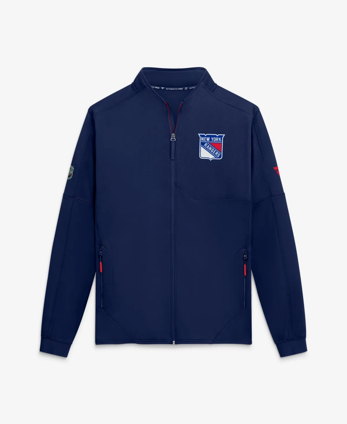 New York Rangers Authentic Pro Rink Fleece Full-Zip Jacket by Fanatics