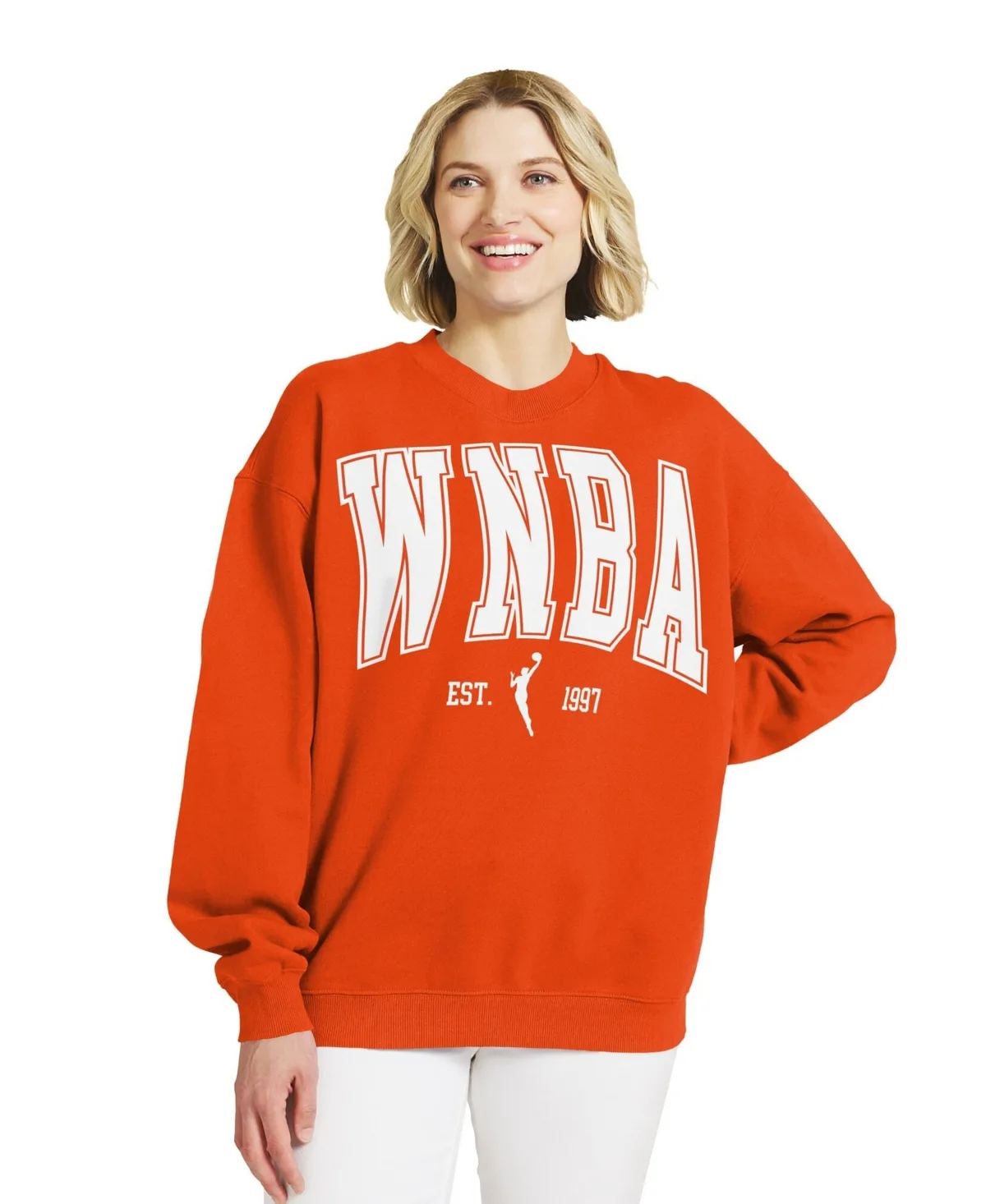 Wnba Oversized Team Fleece Sweatshirt by Wear by Erin Andrews