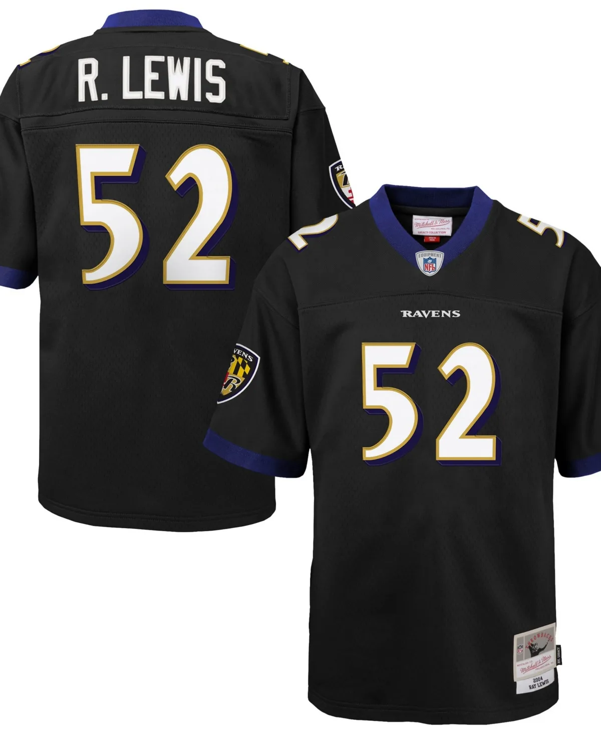 Ray Lewis Baltimore Ravens 2004 Legacy Player Jersey by Mitchell & Ness