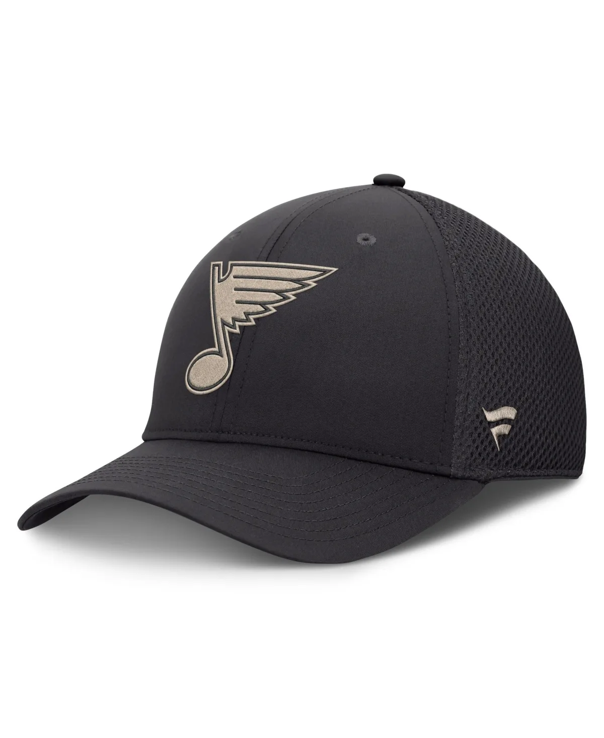 St. Louis Blues Authentic Pro Road Meshback Stretch Hat by Fanatics