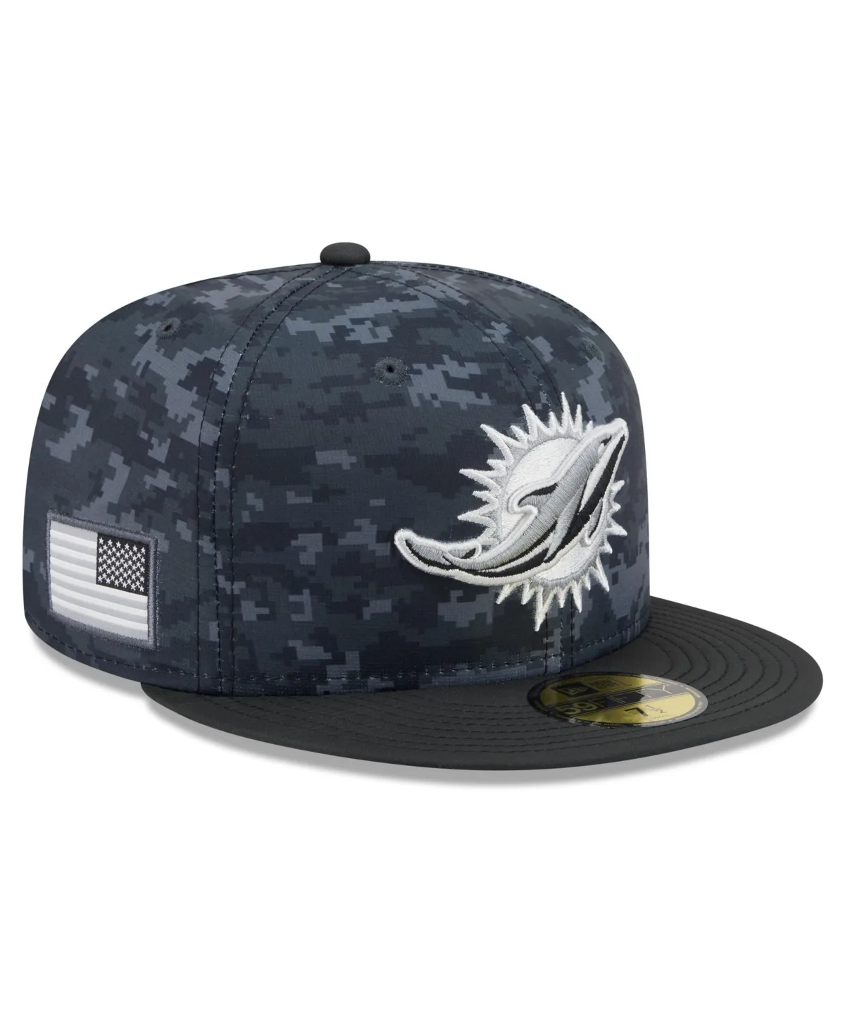 Miami Dolphins 2026 Salute to Service 59FIFTY Fitted Hat