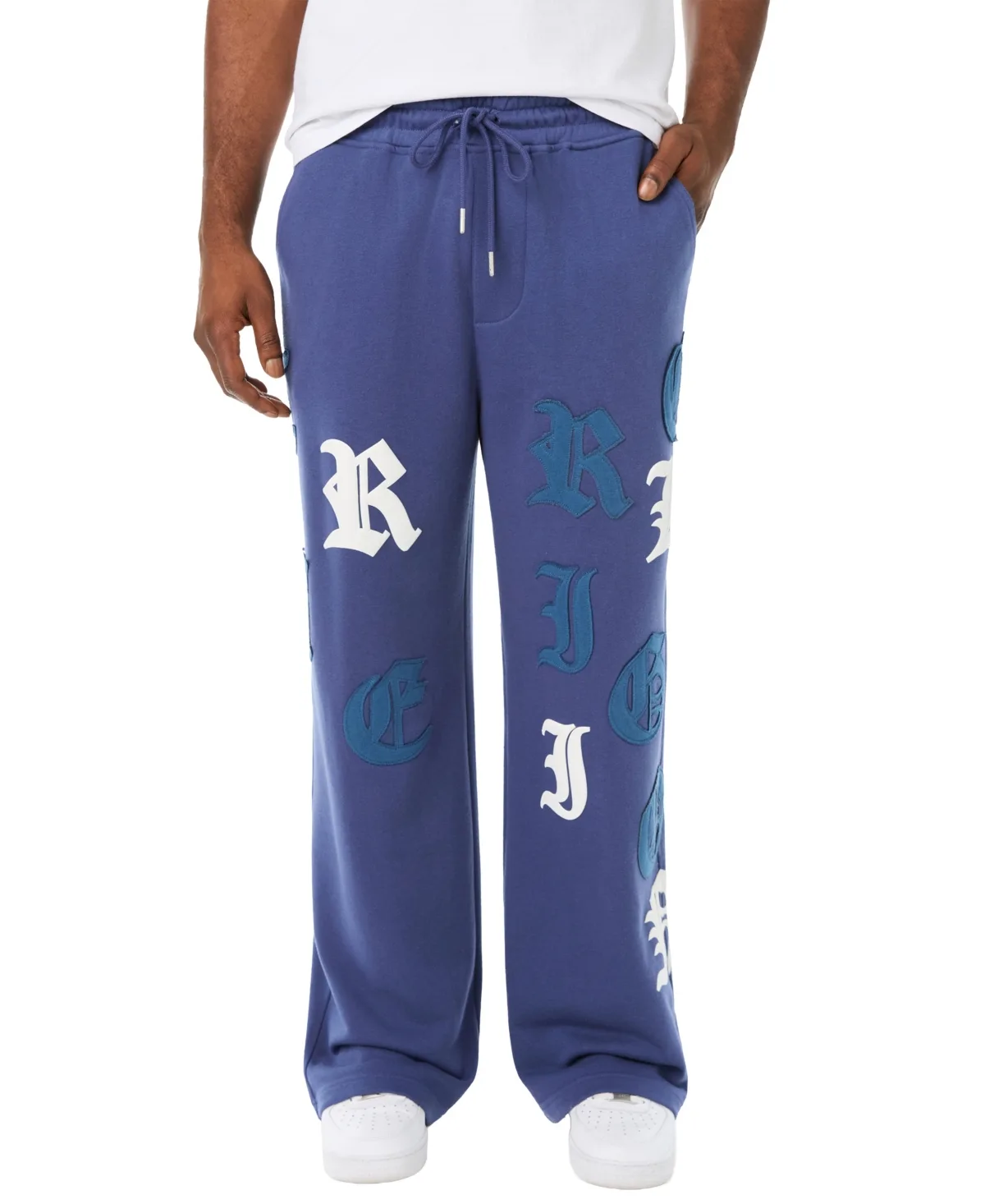 Tossed Logo Baggy French-Terry Pull-On Sweatpants by True Religion