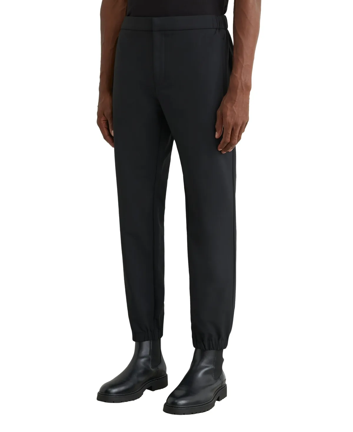 Elastic-Waist Lined Pants by Reiss