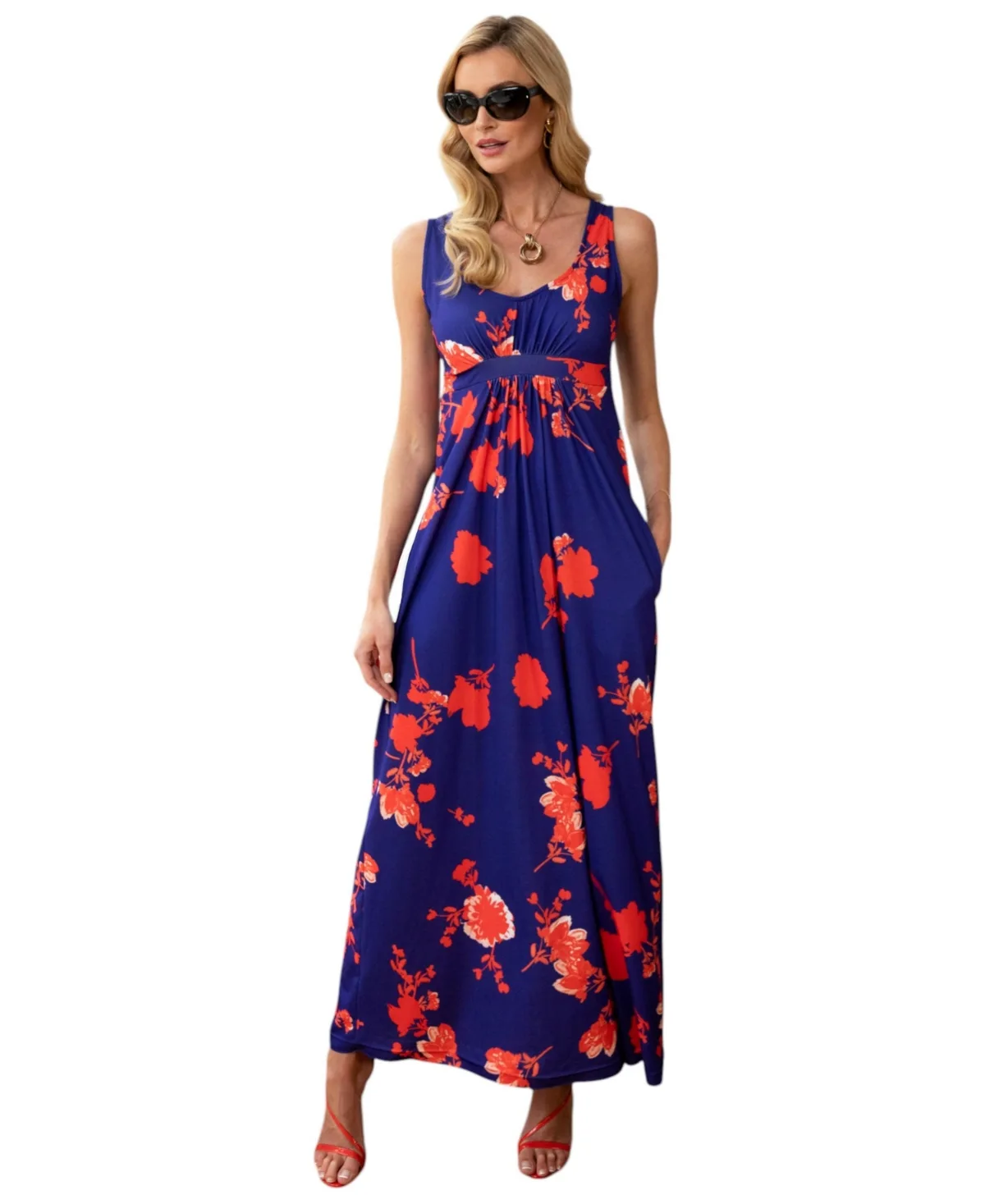 Empire Line Maxi Dress