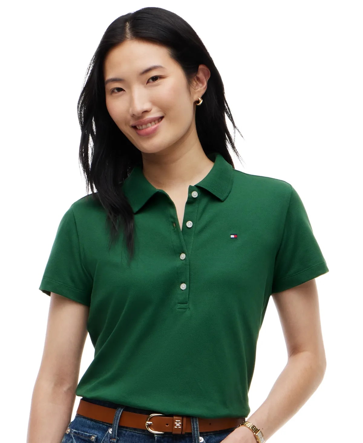 Classic Pique Short-Sleeve Polo T-Shirt by Tommy Hilfiger