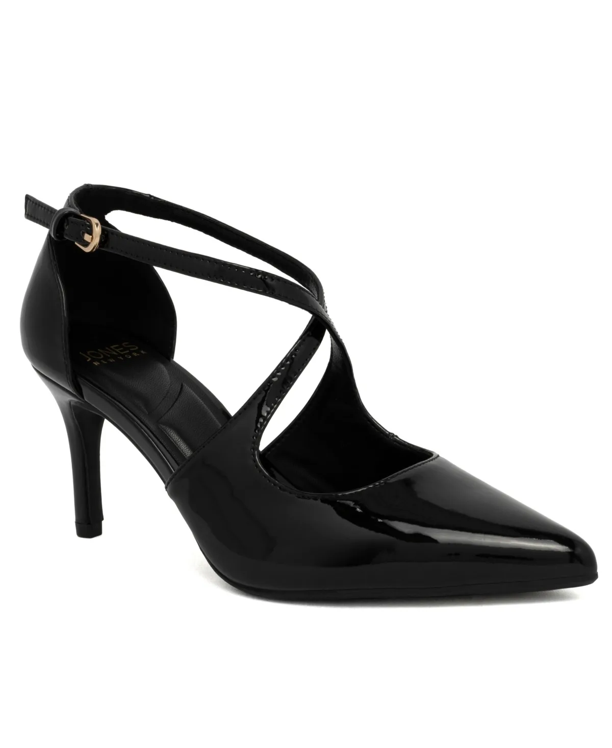 Idoven Pointed Toe T-Strap Pumps by Jones New York