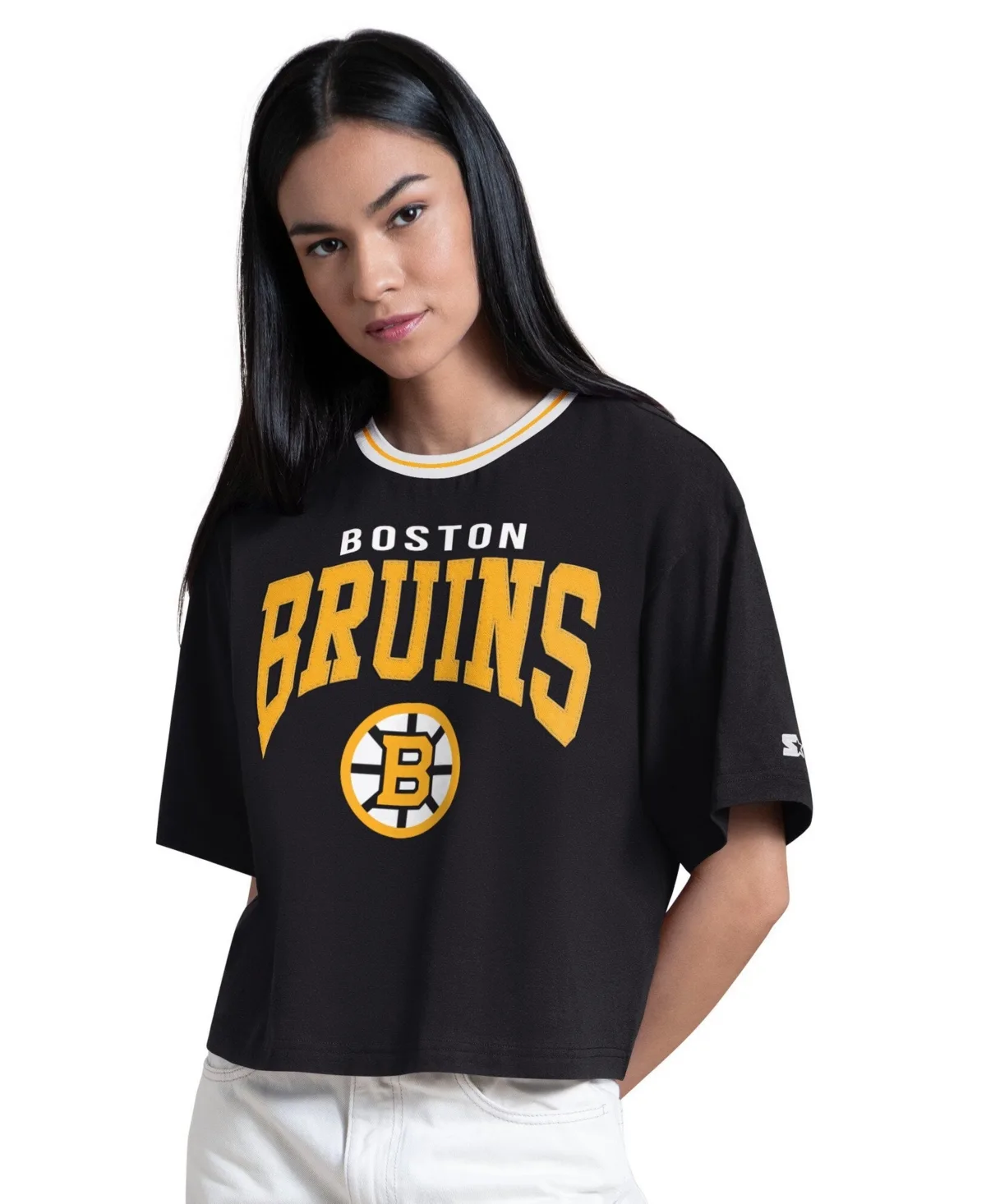 Boston Bruins Ace Cropped T-Shirt