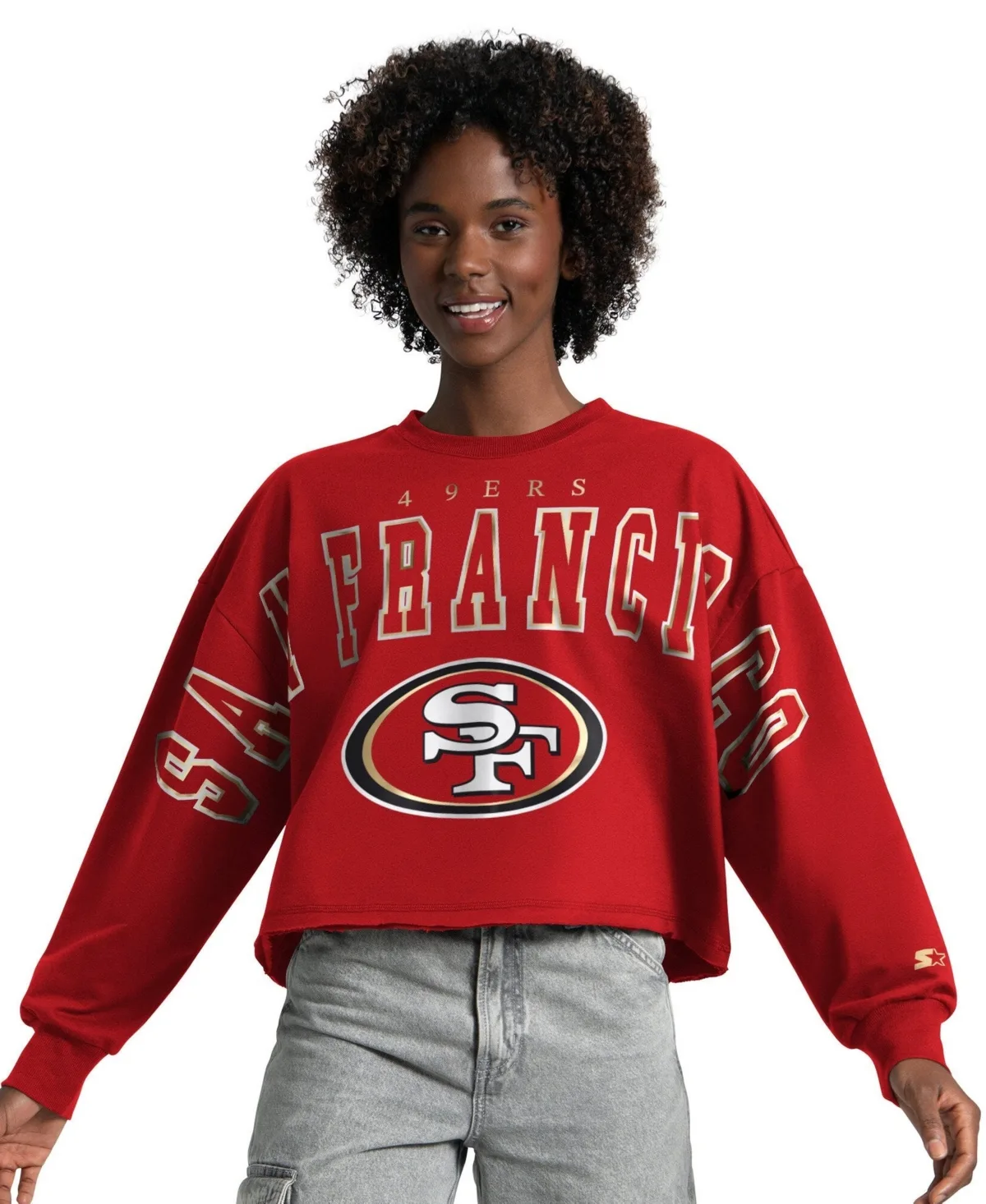San Francisco 49ers Bleachers Cropped Sweatshirt