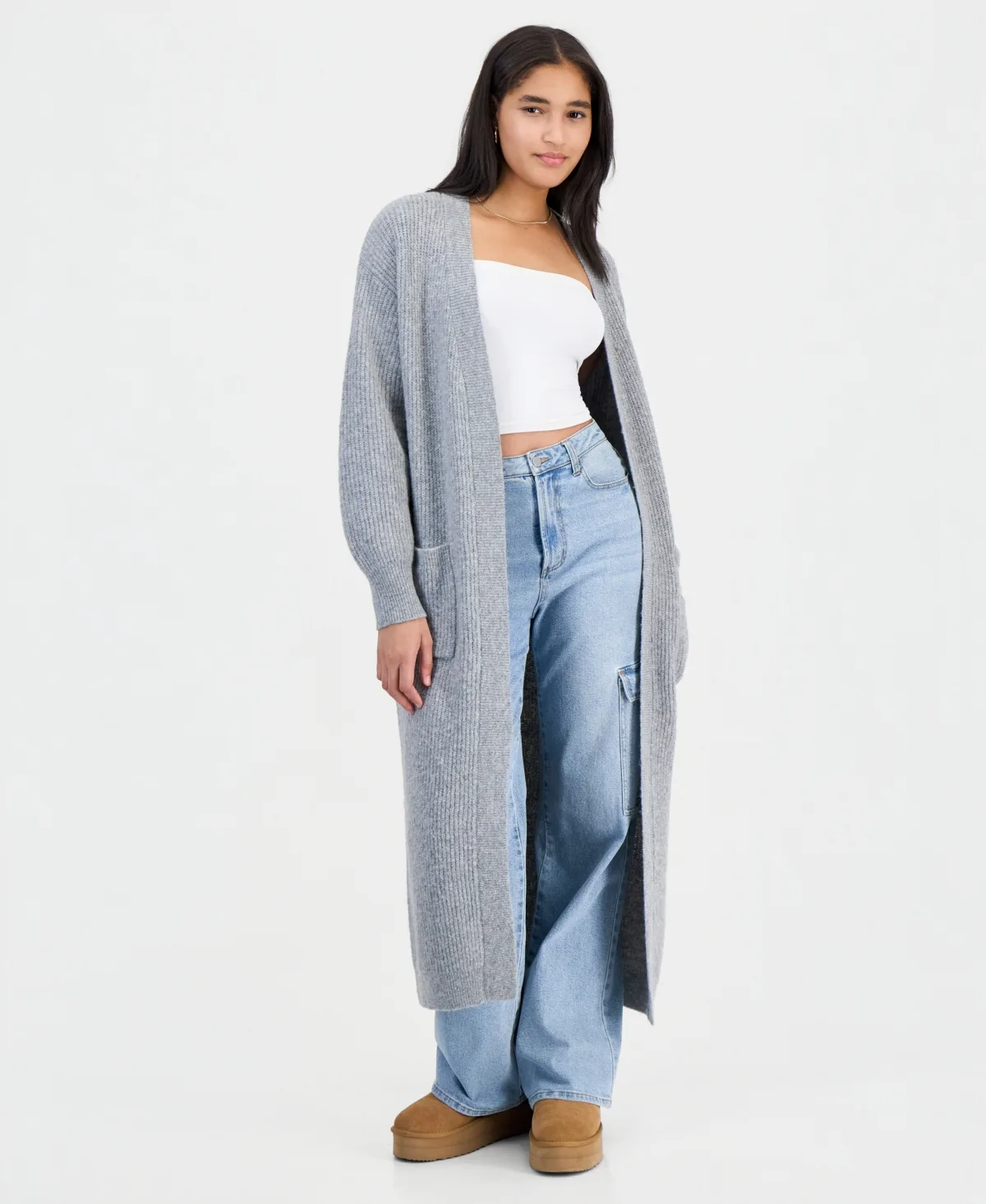 Open Front Sweater Duster by Madden Girl