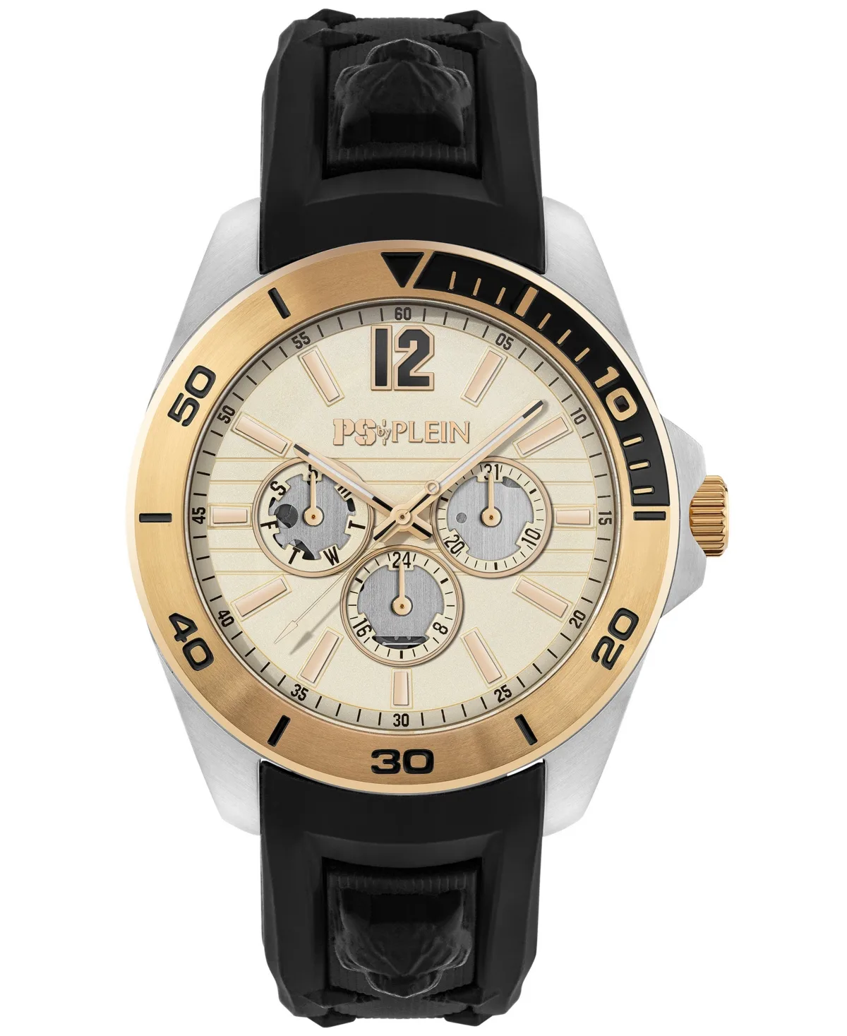 Nitro Xtreme Quartz Round Ip Two-Tone Case Watch 43mm by Plein Sport