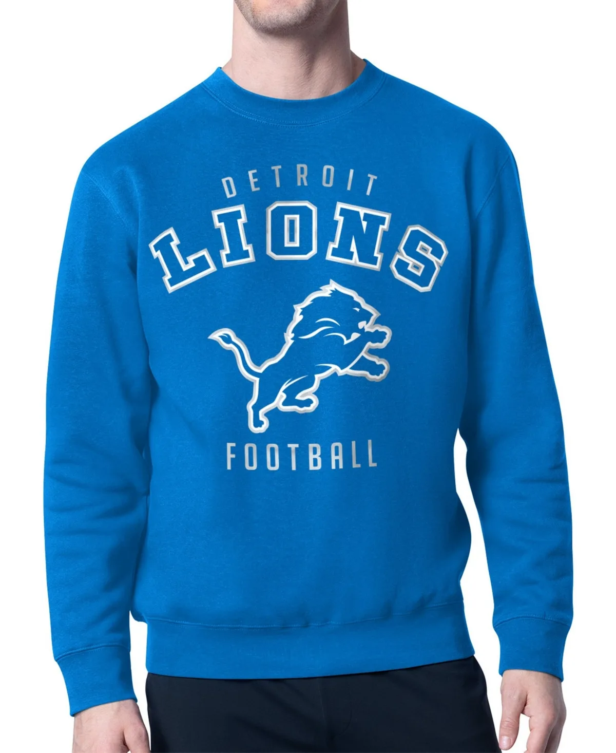 Detroit Lions City Team Logo Pullover Sweatshirt by Starter