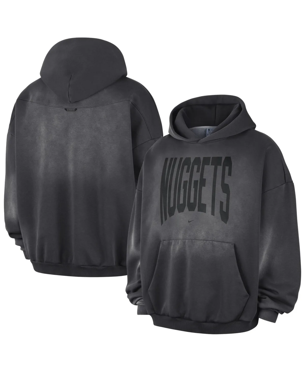 Denver Nuggets 2026 Standard Issue Travel Washed Fleece Pullover Hoodie